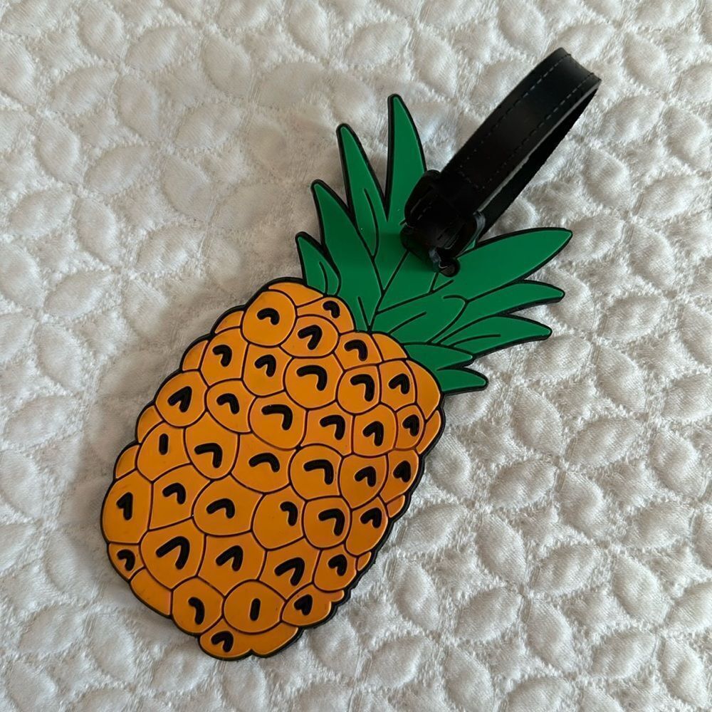 Luggage Tag Silicone Pineapple 